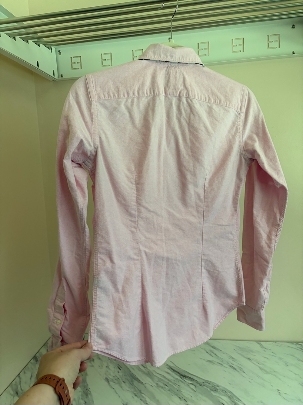 Rare Discontinued Rugby Ralph Lauren Pink University Oxford Shirt  - 2 - Picture 4 of 6